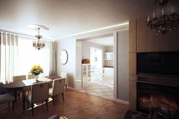 Фото из портфолио Нескучный минимализм – фотографии дизайна интерьеров на INMYROOM