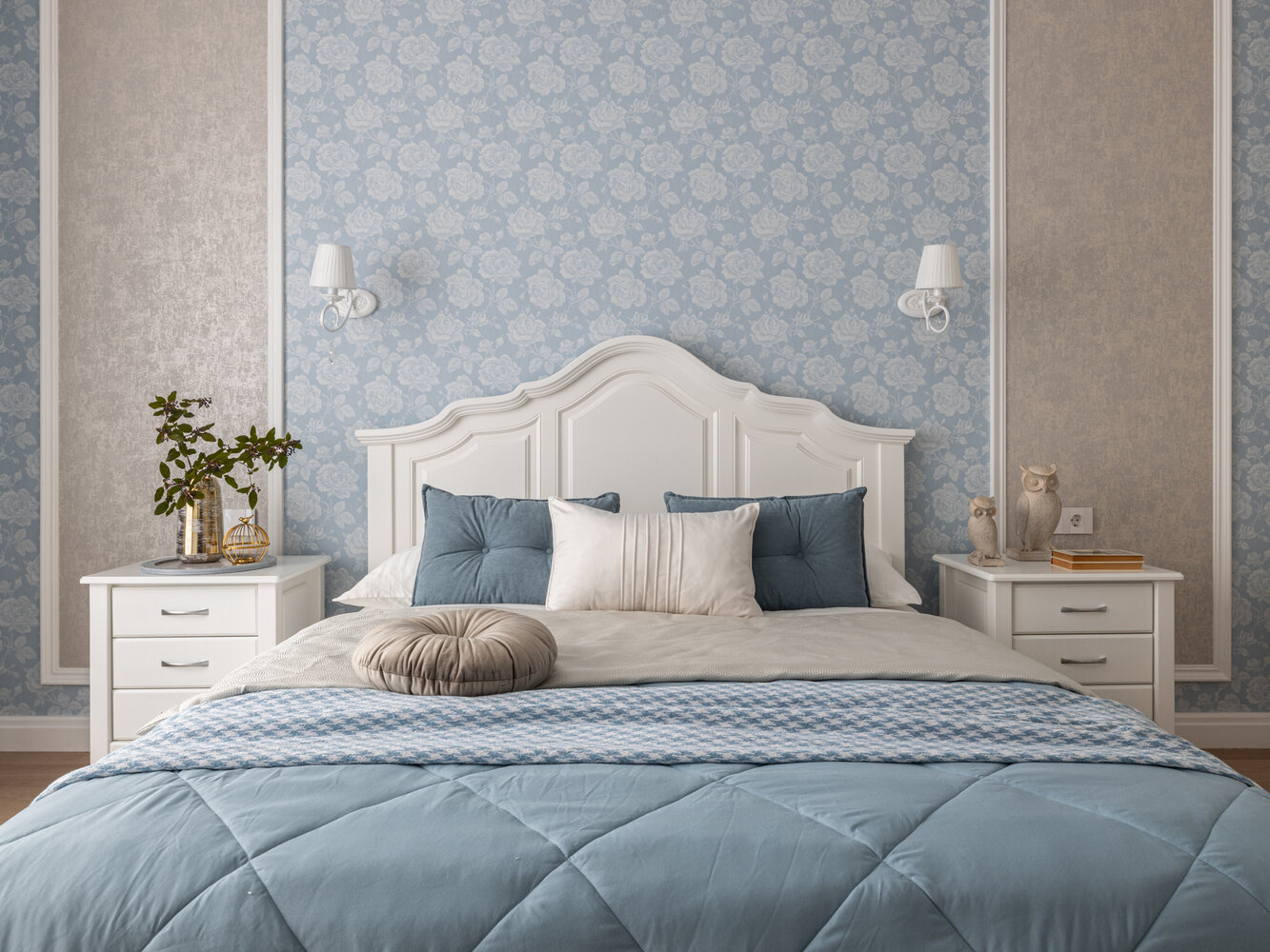 Фотография: Спальня в стиле Классический, Прованс и Кантри, Дом, Проект дня, Дом и дача, 4 и больше, Более 90 метров, Башкортостан, Ольга Маганова – фото на INMYROOM