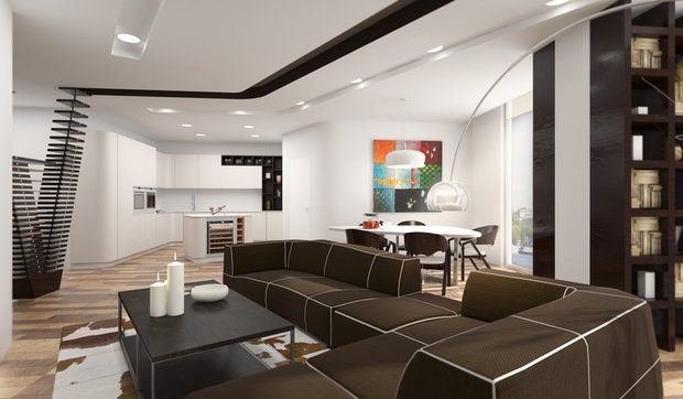 Фото из портфолио Sky House – фотографии дизайна интерьеров на INMYROOM