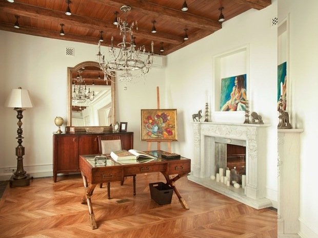 Фотография: Кабинет в стиле Прованс и Кантри, Современный, Эклектика, Советы, Анастасия Каспарян, Юлия Соловьева, белый интерьер, Ксения Педоренко – фото на INMYROOM