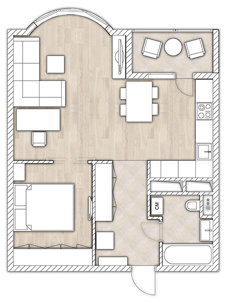 Фотография: Планировки в стиле  – фото на INMYROOM