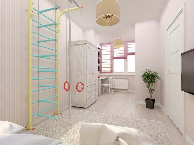 Фото из портфолио Детская для девочки – фотографии дизайна интерьеров на INMYROOM