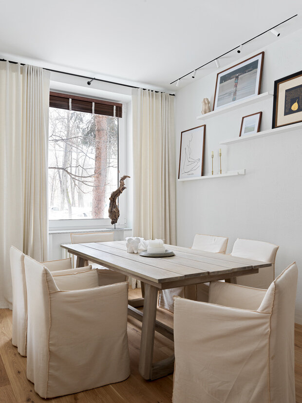 Фотография: Кухня и столовая в стиле Современный, Эко, Квартира, Проект недели, Москва, Сталинка, 2 комнаты, 60-90 метров, Анастасия Рыкова, S-Style – фото на INMYROOM