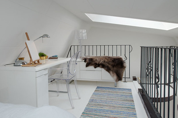 Фотография: Офис в стиле Скандинавский, Малогабаритная квартира, Квартира, Дома и квартиры – фото на INMYROOM