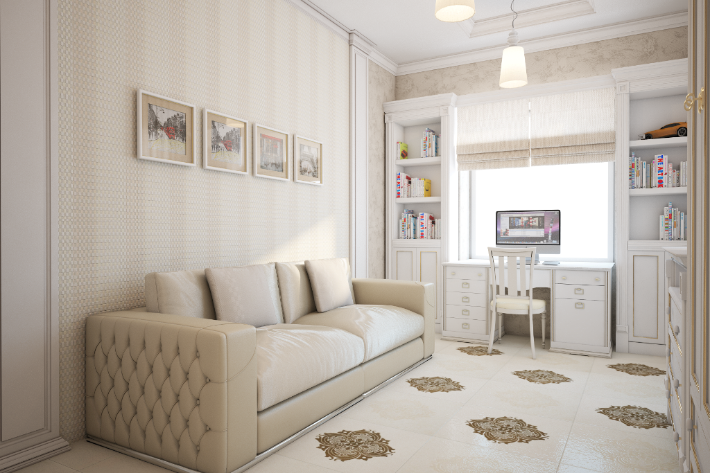 Фото из портфолио Квартира в классическом стиле в светлых тонах – фотографии дизайна интерьеров на INMYROOM Фото из портфолио Квартира в классическом стиле в светлых тонах – фотографии дизайна интерьеров на INMYROOM