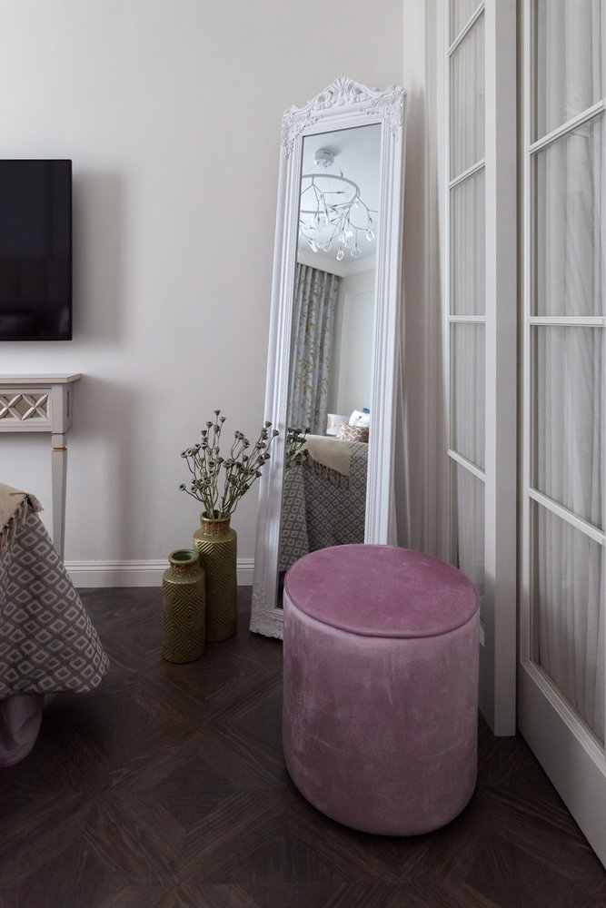 Фотография: Спальня в стиле Классический, Современный, Квартира, Проект дня, Новосибирск, 2 комнаты, 40-60 метров, Александра Протасова – фото на INMYROOM Фотография: Спальня в стиле Классический, Современный, Квартира, Проект дня, Новосибирск, 2 комнаты, 40-60 метров, Александра Протасова – фото на INMYROOM