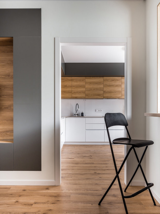 Фото из портфолио Трёхкомнатная квартира для молодой семьи – фотографии дизайна интерьеров на INMYROOM