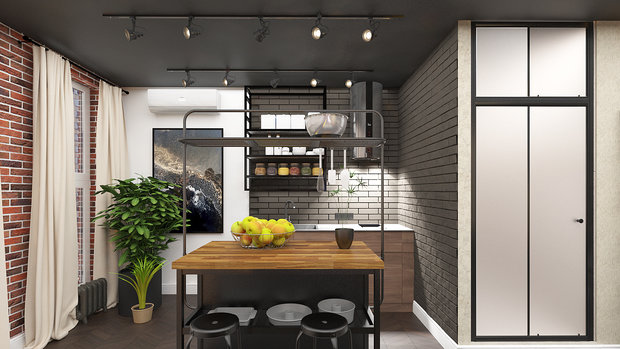 Фото из портфолио ЛОФТ – фотографии дизайна интерьеров на INMYROOM