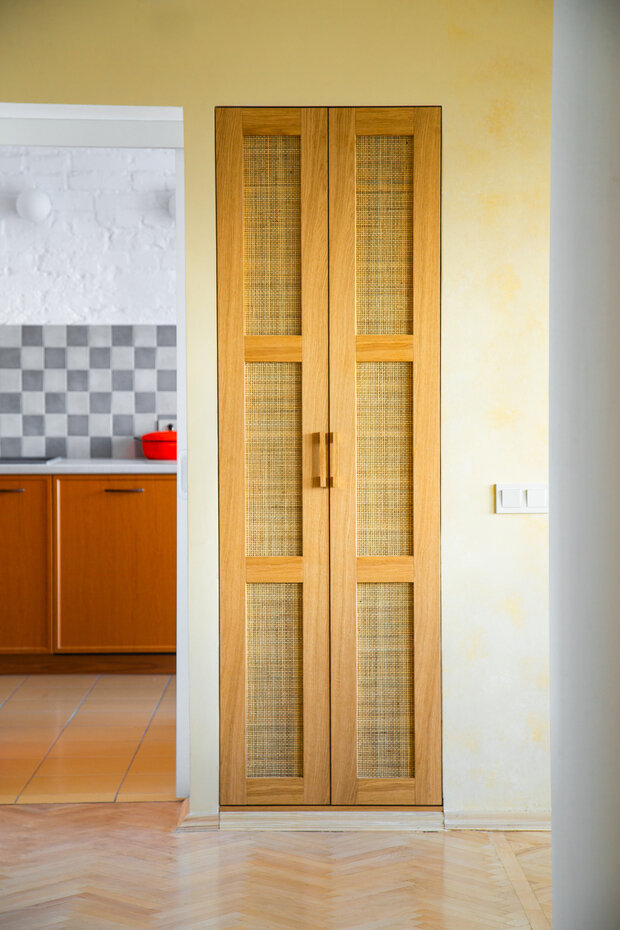 Фотография: Прихожая в стиле Скандинавский, Современный, Эклектика, Квартира, Проект дня, Москва, 2 комнаты, 60-90 метров, Павел Фотеев, Винтажный – фото на INMYROOM