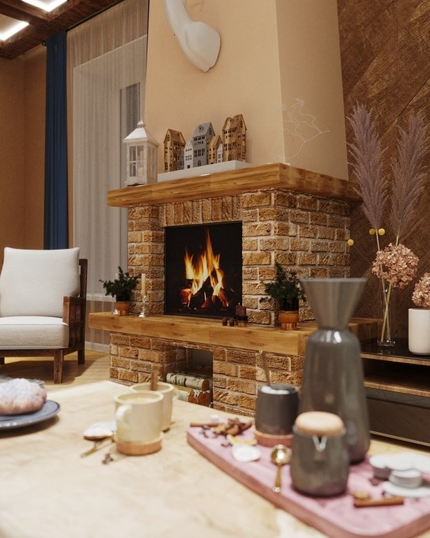 Фото из портфолио гостиная в стиле шале – фотографии дизайна интерьеров на INMYROOM