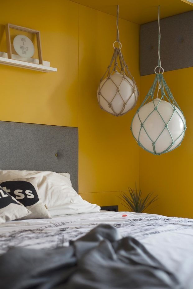 Фотография: Спальня в стиле Минимализм, Современный, Квартира, Проект недели, Москва, Монолитный дом, 3 комнаты, 60-90 метров, Zeworkroomstudio – фото на INMYROOM