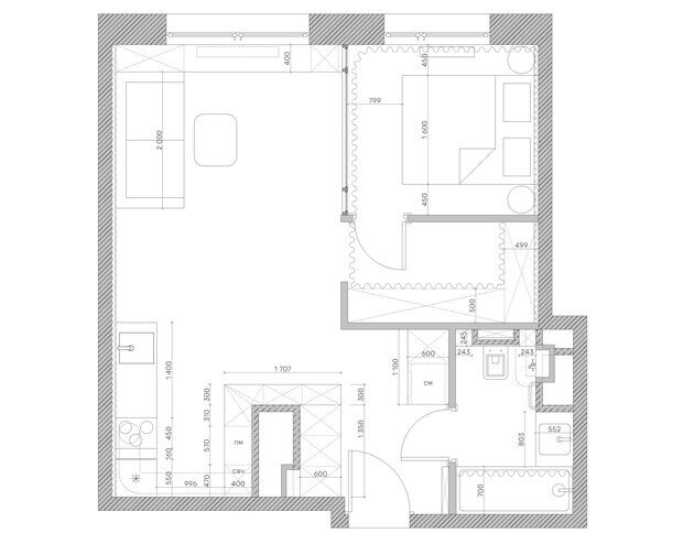 Фотография: Планировки в стиле , Квартира, Проект дня – фото на INMYROOM