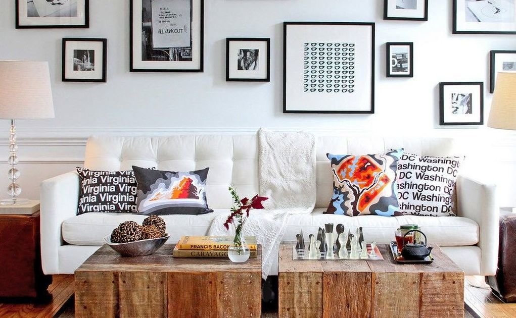 Фотография: Гостиная в стиле Скандинавский, Декор интерьера, Аксессуары, Декор, Декор дома, Цветы, Журнальный столик – фото на INMYROOM