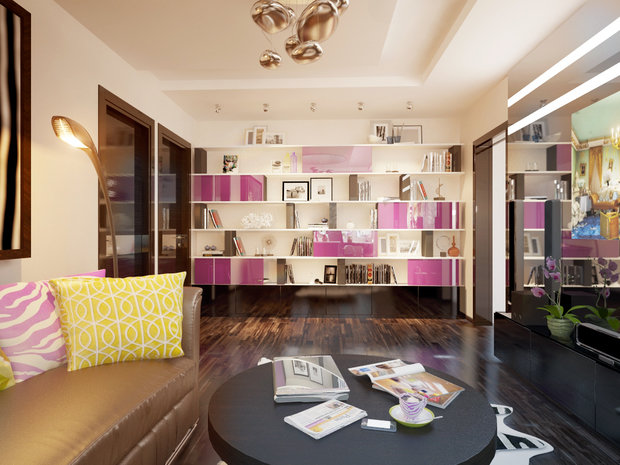 Фото из портфолио дизайн-проект квартиры в стиле хай-тэк – фотографии дизайна интерьеров на INMYROOM