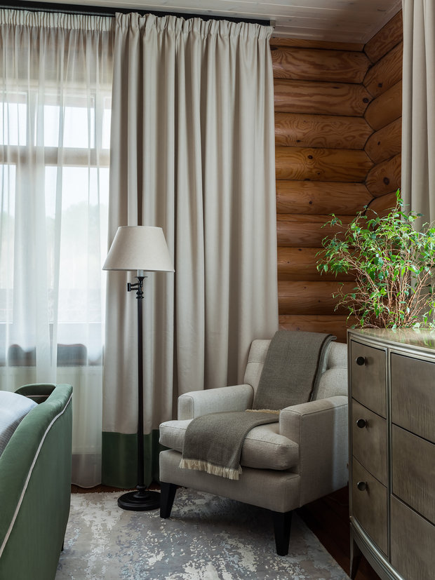 Фотография: Спальня в стиле Классический, Современный, Дом, Проект недели, Дина Салахова, Дом и дача, Московская область, 4 и больше, Более 90 метров – фото на INMYROOM