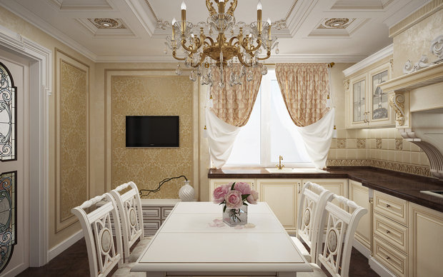 Фото из портфолио Кухня классика – фотографии дизайна интерьеров на INMYROOM