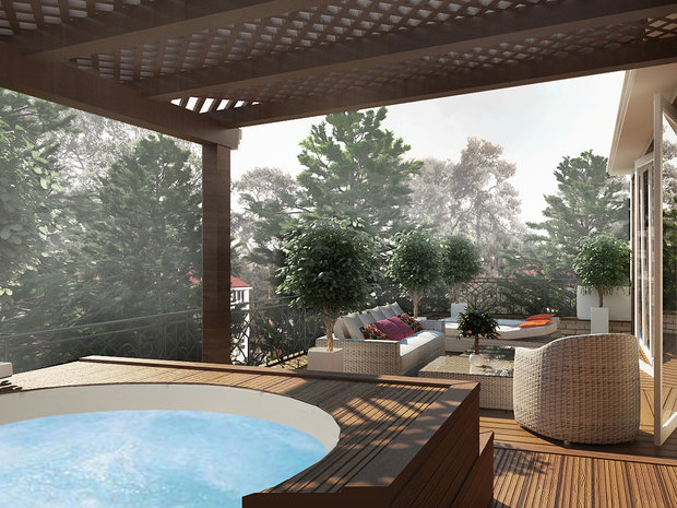 Фото из портфолио Частные апартаменты с террасой – фотографии дизайна интерьеров на INMYROOM