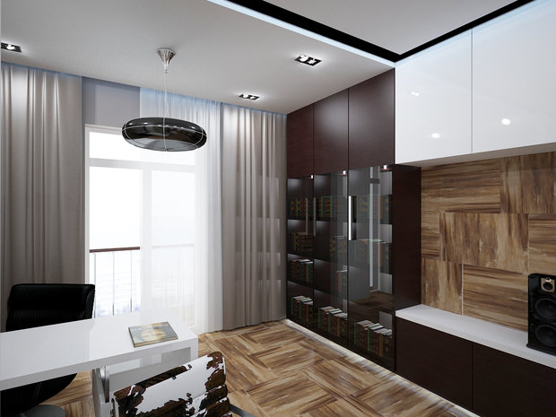 Фото из портфолио Home office – фотографии дизайна интерьеров на INMYROOM