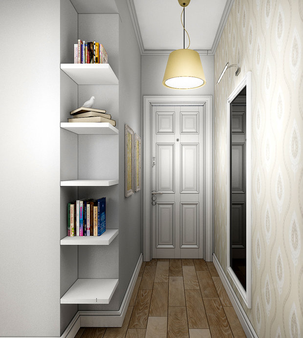Фото из портфолио Квартира для студентки – фотографии дизайна интерьеров на INMYROOM