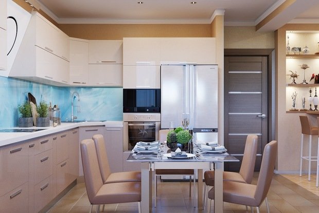 Фото из портфолио Легкий современный стиль гостиной с камином – фотографии дизайна интерьеров на INMYROOM