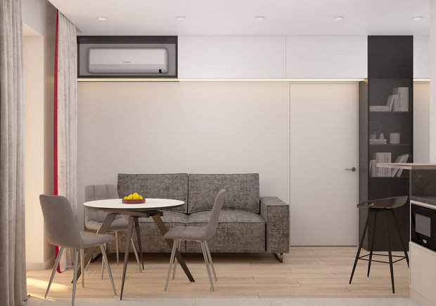 Фото из портфолио Дизайн проект 2-х комнатной квартиры "СОЛНЕЧНЫЙ ЗАКАТ" – фотографии дизайна интерьеров на INMYROOM