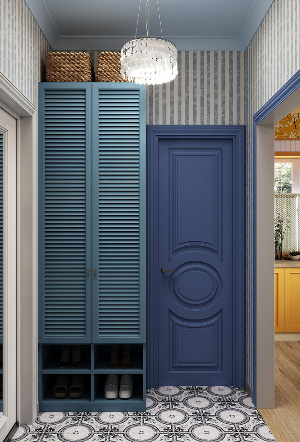 Фотография: Прихожая в стиле Прованс и Кантри, Эклектика, Винтажный, Проект дня, Дача, Дом и дача, Ирина Собыленская, 1 комната, до 40 метров, Смоленская область – фото на INMYROOM