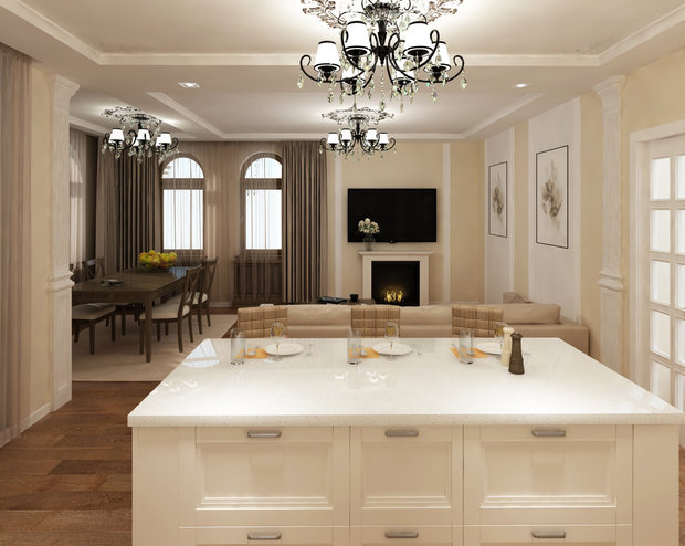 Фото из портфолио Современная классика – фотографии дизайна интерьеров на INMYROOM