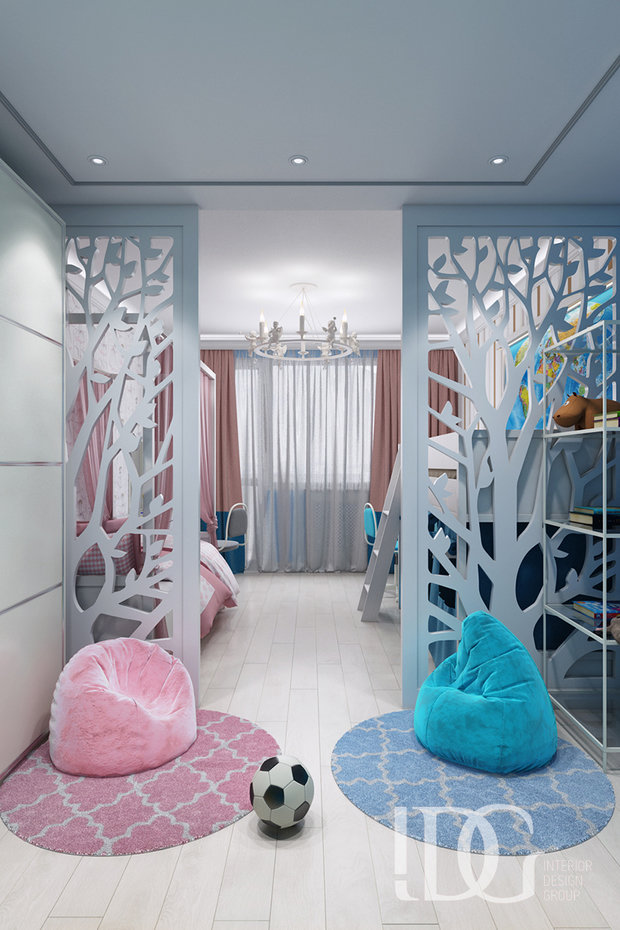 Фото из портфолио Стильная квартира для большой семьи в Ближнем Переделкино – фотографии дизайна интерьеров на INMYROOM