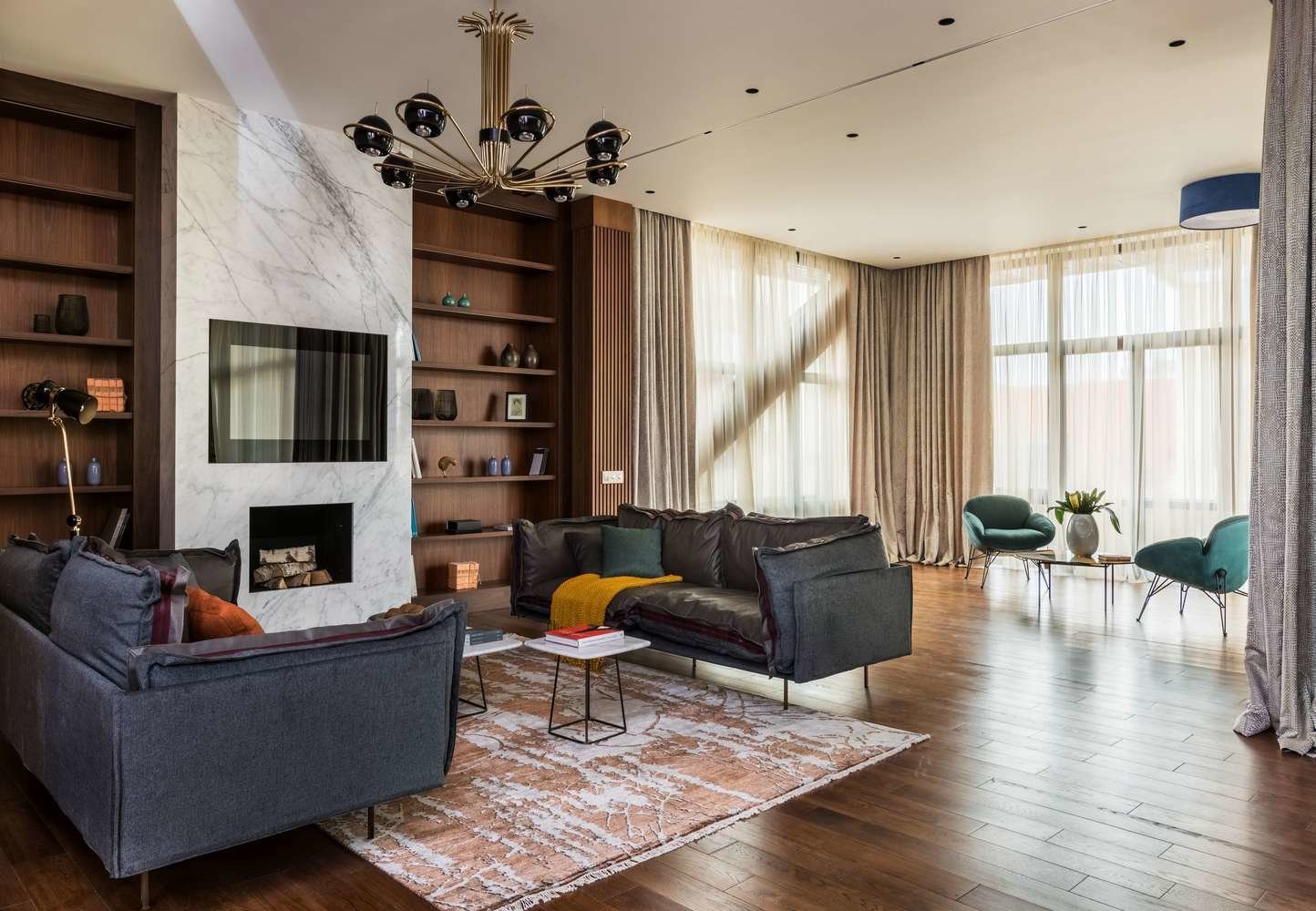 Фотография: Гостиная в стиле Современный, Дом, Проект недели, Дом и дача, Московская область, Ольга Черненко, Кирпичный дом, 4 и больше, Более 90 метров, #эксклюзивныепроекты – фото на INMYROOM Фотография: Гостиная в стиле Современный, Дом, Проект недели, Дом и дача, Московская область, Ольга Черненко, Кирпичный дом, 4 и больше, Более 90 метров, #эксклюзивныепроекты – фото на INMYROOM