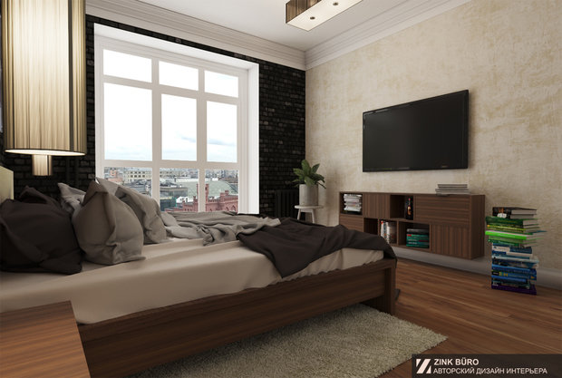 Фото из портфолио RED flat – фотографии дизайна интерьеров на INMYROOM