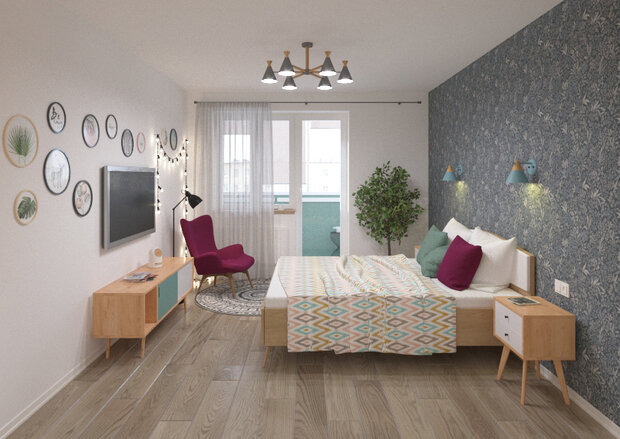 Фото из портфолио Квартира в скандинавском стиле – фотографии дизайна интерьеров на INMYROOM