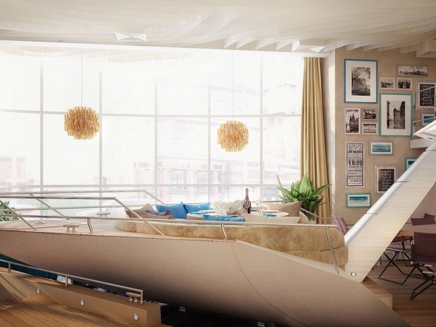 Фото из портфолио Кафе "Saint Tropez" – фотографии дизайна интерьеров на INMYROOM
