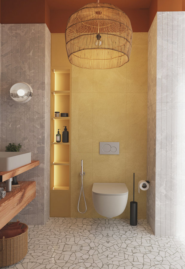 Фотография: Ванная в стиле Современный, Квартира, Проект недели, Москва, 3 комнаты, 60-90 метров, DSGN HUB – фото на INMYROOM