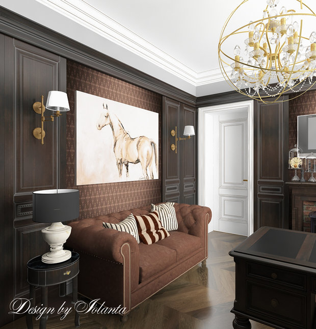 Фото из портфолио Кабинет – фотографии дизайна интерьеров на INMYROOM