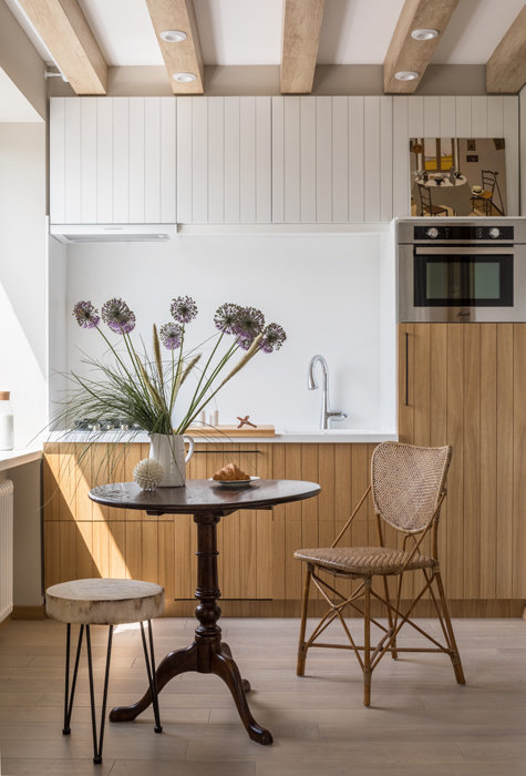 Фотография: Кухня и столовая в стиле Эко, Современный, Малогабаритная квартира, Квартира, Студия, Проект дня, Москва, Кирпичный дом, до 40 метров, Анастасия Рыкова, S-Style – фото на INMYROOM Фотография: Кухня и столовая в стиле Эко, Современный, Малогабаритная квартира, Квартира, Студия, Проект дня, Москва, Кирпичный дом, до 40 метров, Анастасия Рыкова, S-Style – фото на INMYROOM