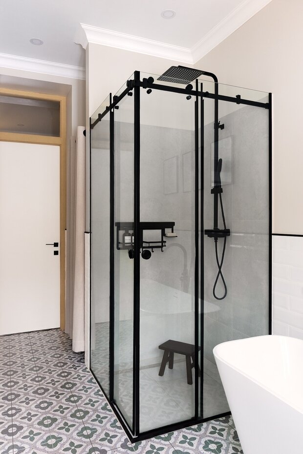 Фотография: Ванная в стиле Скандинавский, Современный, Эко, Винтажный, Квартира, Проект недели, Сталинка, Казахстан, Кирпичный дом, 4 и больше, Более 90 метров, Алматы, FM Interiors, Фариз Мамедов – фото на INMYROOM