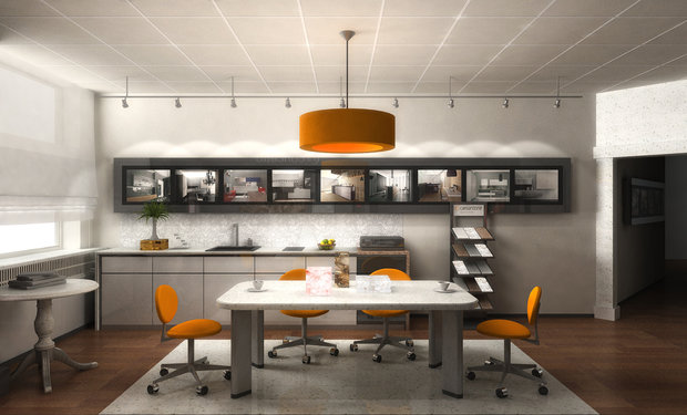 Фото из портфолио Шоу-рум – фотографии дизайна интерьеров на INMYROOM