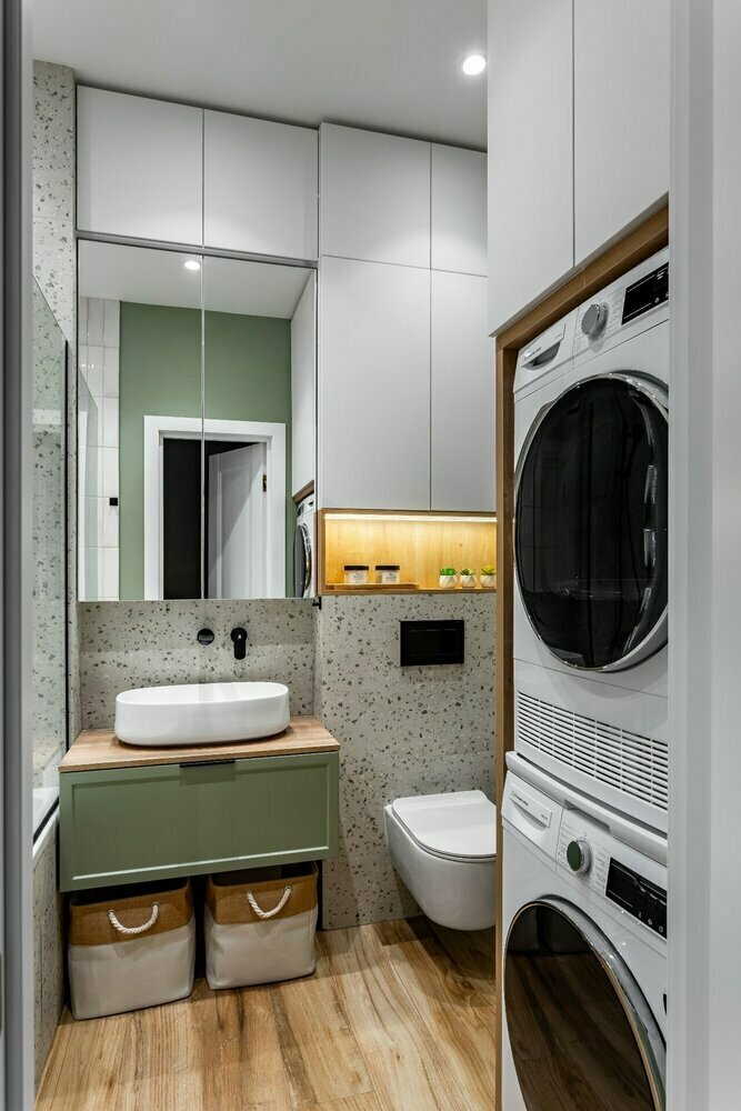 Фотография: в стиле , Ванная, Советы, интерьер ванной, дизайн ванной комнаты, хранение в ванной комнате, обустройство маленькой ванной комнаты, планировка ванной, ванная комната, как сделать ванную комфортной, удобная ванная, как сделать ванную уютнее, душ в ванной, интерьер ванной комнаты, обустроить ванную комнату, ремонты ванной комнаты, маленькая ванная комната – фото на INMYROOM