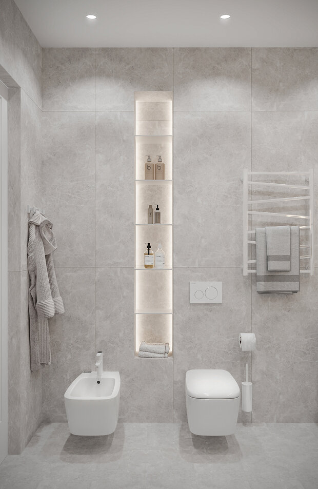 Фото из портфолио Дизайн-проект квартиры в ЖК «Logos (Логос)» в стиле французская классика – фотографии дизайна интерьеров на INMYROOM