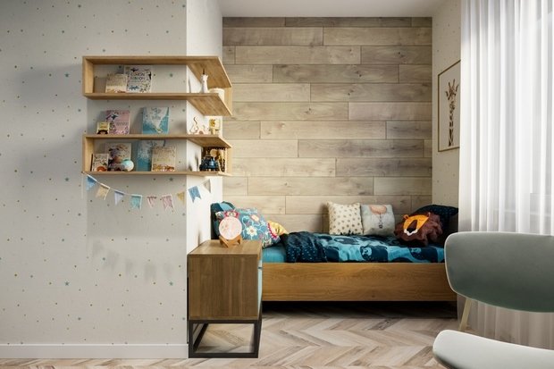 Фото из портфолио Квартира 55 кв.м. в современном стиле в ЖК «Оранж Парк». – фотографии дизайна интерьеров на INMYROOM