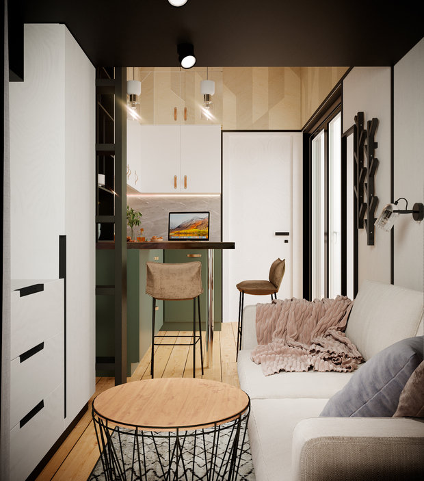 Фото из портфолио Мини-дом в Сочи – фотографии дизайна интерьеров на INMYROOM