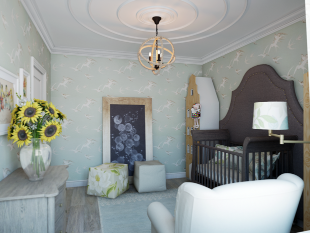 Фотография: Детская в стиле Эклектика, Классический, Квартира, Проект недели, Московская область, новостройка, Александра Никулина, Монолитный дом, 3 комнаты, 60-90 метров – фото на INMYROOM