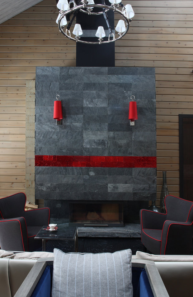 Фотография: Гостиная в стиле Эко, Эклектика, Дом, Проект недели, Дом и дача, Московская область, Лада Засимова, Виктория Николаева – фото на INMYROOM