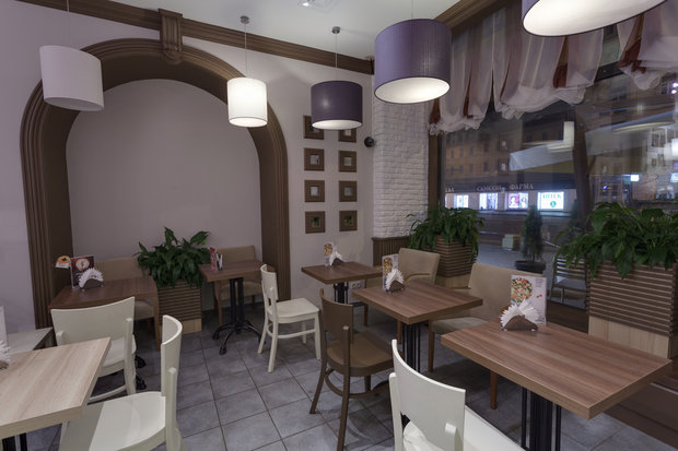 Фото из портфолио Кафе Шоколадница – фотографии дизайна интерьеров на INMYROOM