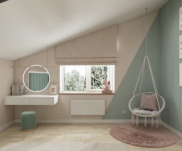 Фото из портфолио Проект квартиры для семьи с детьми – фотографии дизайна интерьеров на INMYROOM