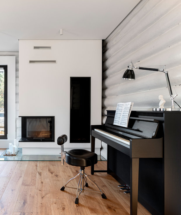 Фотография: Гостиная в стиле Современный, Дом, Проект недели, Дом и дача, Московская область, 4 и больше, Более 90 метров, Decorator.pro, Насиба Бойматова, Татьяна Григорьева – фото на INMYROOM