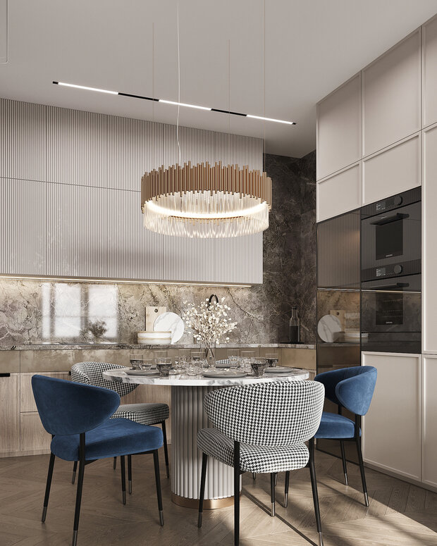 Фото из портфолио Дизайн интерьера квартиры в ЖК «Событие» в современном стиле – фотографии дизайна интерьеров на INMYROOM