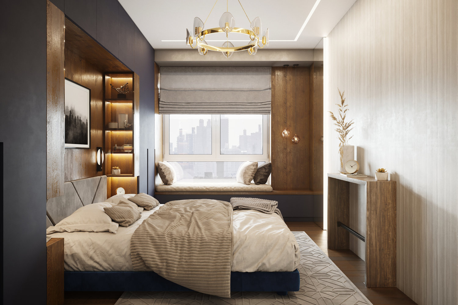 Фотография: Спальня в стиле Современный, Квартира, Проект недели, Москва, 4 и больше, 60-90 метров, Более 90 метров, Levitorria, Полина Тимонич – фото на INMYROOM Фотография: Спальня в стиле Современный, Квартира, Проект недели, Москва, 4 и больше, 60-90 метров, Более 90 метров, Levitorria, Полина Тимонич – фото на INMYROOM