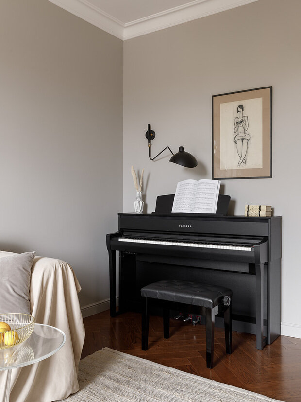 Фотография: Гостиная в стиле Современный, Эклектика, Эко, Классический, Квартира, Проект недели, Санкт-Петербург, Сталинка, 40-60 метров, Александра Якущенко – фото на INMYROOM