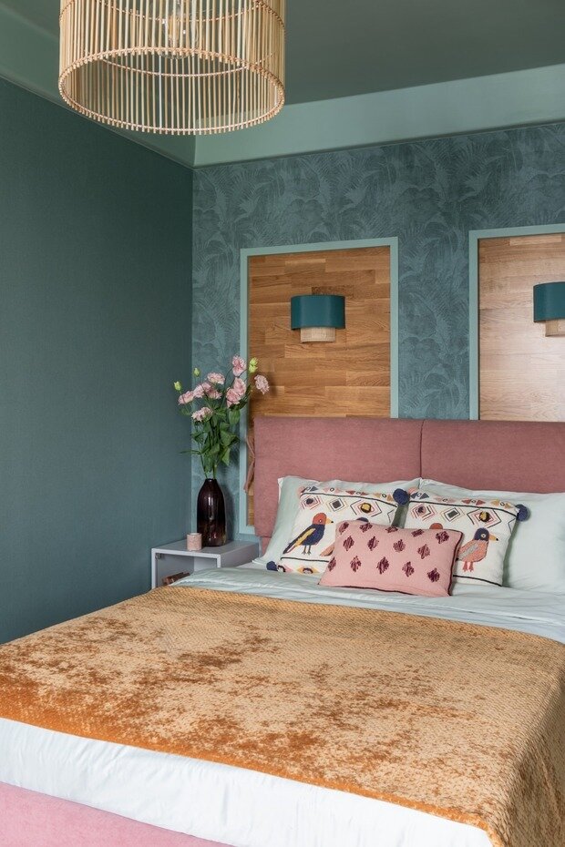 Фотография: Спальня в стиле Скандинавский, Современный, Винтажный, Квартира, Проект недели, Санкт-Петербург, Хрущевка, 3 комнаты, 40-60 метров, Полина Андреева – фото на INMYROOM